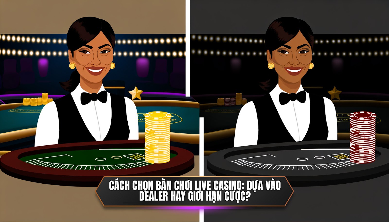 Cách chọn bàn chơi live casino: dựa vào dealer hay giới hạn cược